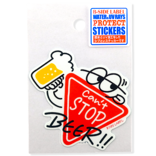 Can’t Stop Beer? ✦ B-Side Label Sticker