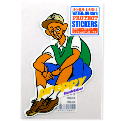 Preppy Vibes ✦ B-Side Label Sticker