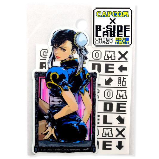 Street Fighter Chun-Li (Framed Edition) ✦ B-Side Label Sticker