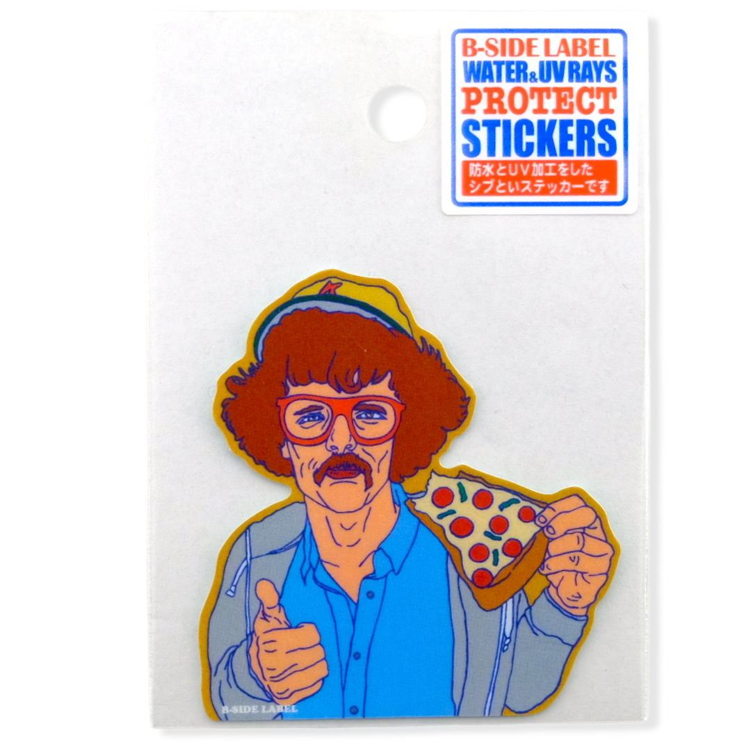 Cool Pizza Guy ✦ B-Side Label Sticker