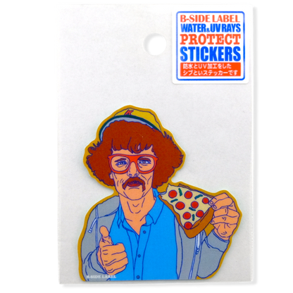 Cool Pizza Guy ✦ B-Side Label Sticker