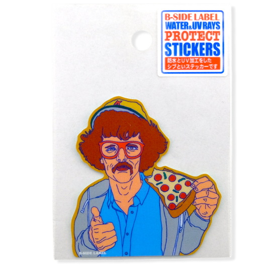 Cool Pizza Guy ✦ B-Side Label Sticker
