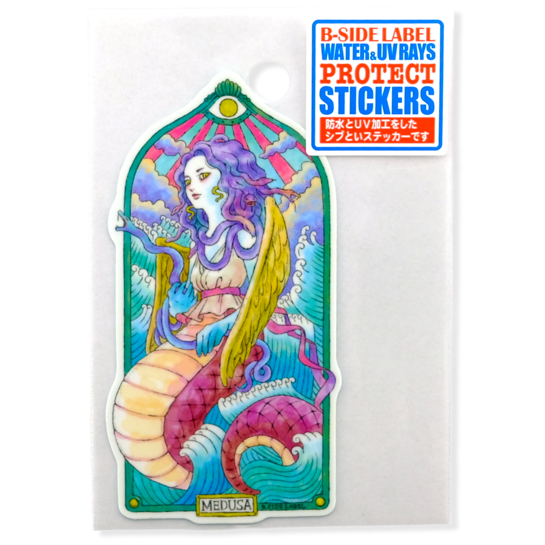 Winged Medusa ✦ B-Side Label Sticker