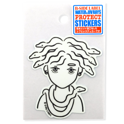 Medusa Black & White ✦ B-Side Label Sticker
