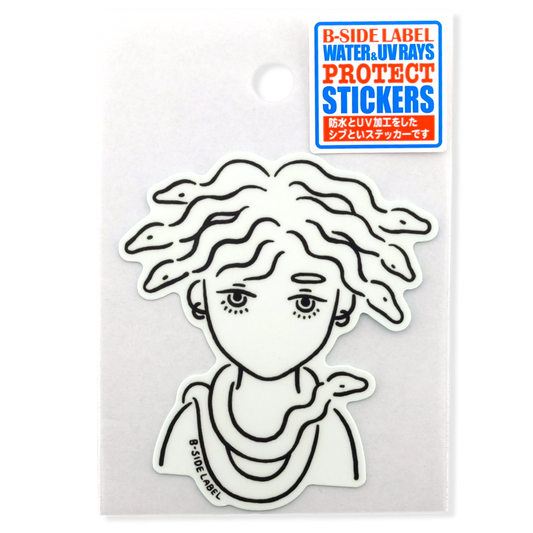Medusa Black & White ✦ B-Side Label Sticker