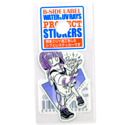 Guitar Girlie ✦ B-Side Label Sticker