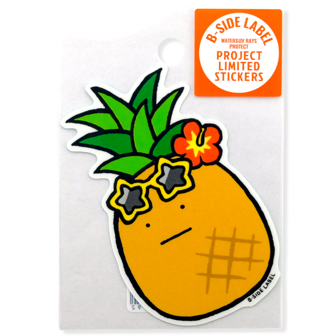 Cool Pineapple Shades ✦ B-Side Label Sticker