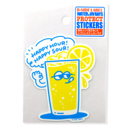 Happy Hour Drink ✦ B-Side Label Sticker
