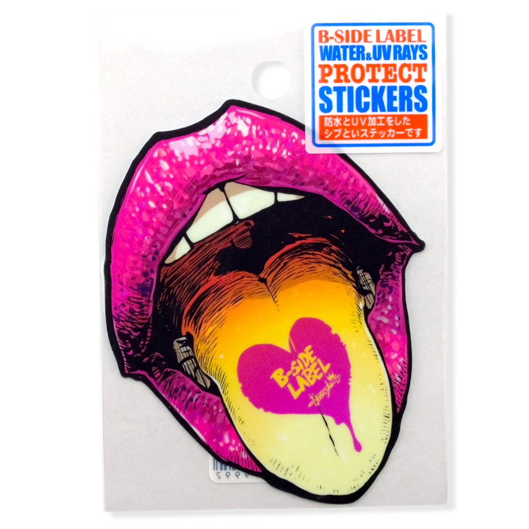Love Lips Kiss ✦ B-Side Label Sticker