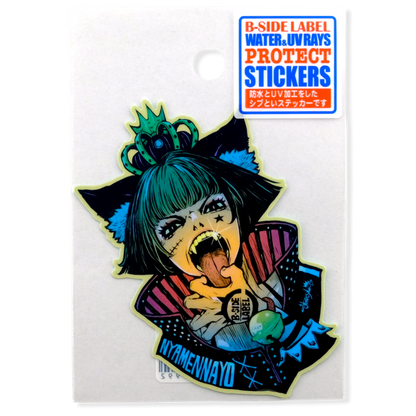 Crazy Cat Queen ✦ B-Side Label Sticker