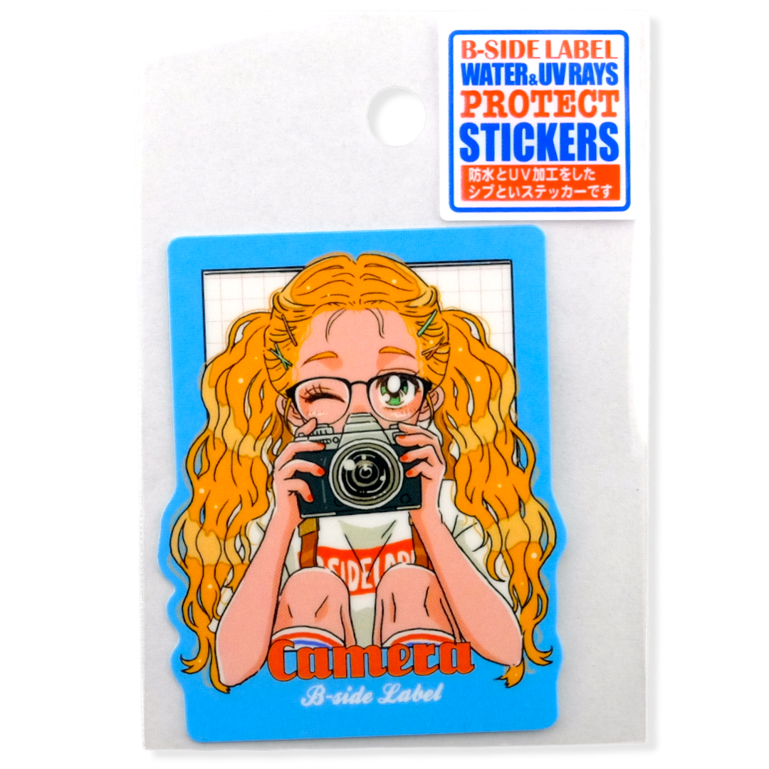 35mm Camera Girlie ✦ B-Side Label Sticker