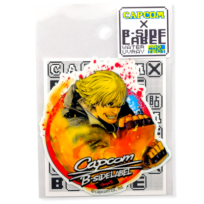 Street Fighter Ken Masters ✦ B-Side Label Sticker