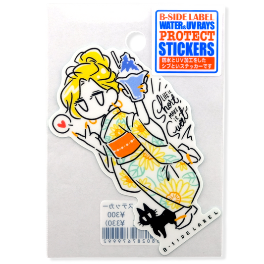 Summer Yukata & Shaved Ice ✦ B-Side Label Sticker