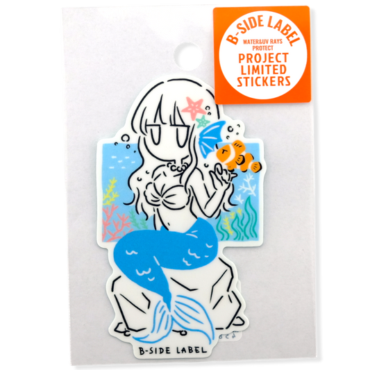 Undersea Mermaid Girlie ✦ B-Side Label Sticker