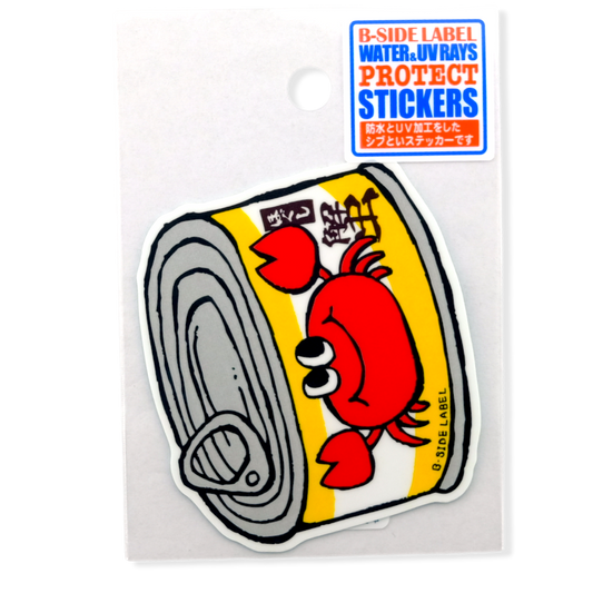 Canned Crabby ✦ B-Side Label Sticker