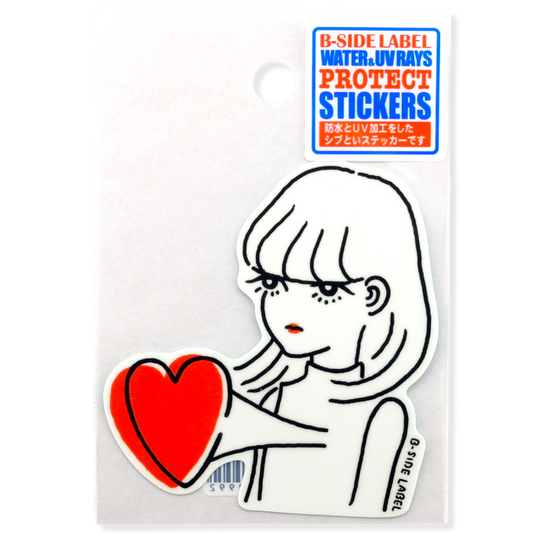 Big-Heart Girl ✦ B-Side Label Sticker