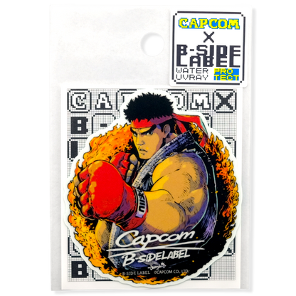 Street Fighter Ryu ✦ B-Side Label Sticker