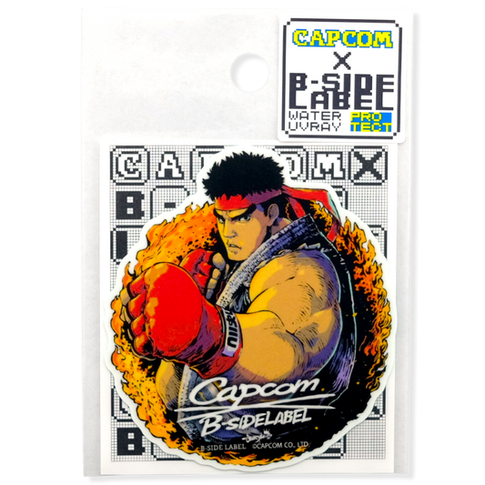 Street Fighter Ryu ✦ B-Side Label Sticker