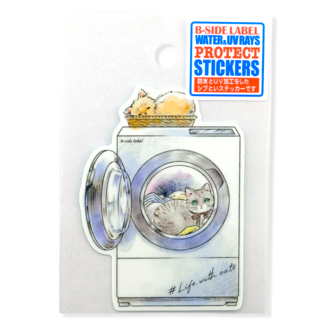 Life with Cats ✦ B-Side Label Sticker