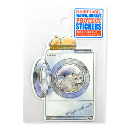 Life with Cats ✦ B-Side Label Sticker