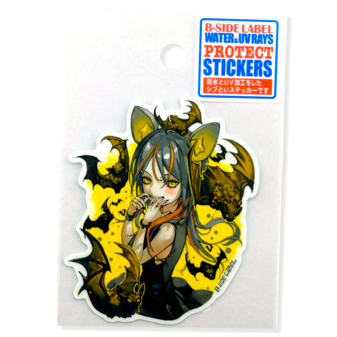 Mysterious Bat Girl ✦ B-Side Label Sticker
