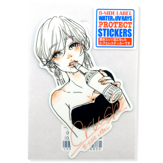 Crush Bottle Girlie ✦ B-Side Label Sticker