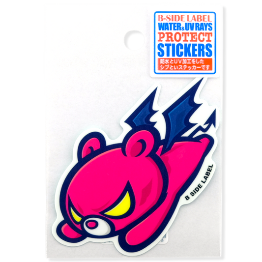 Flying Akuma Bear ✦ B-Side Label Sticker