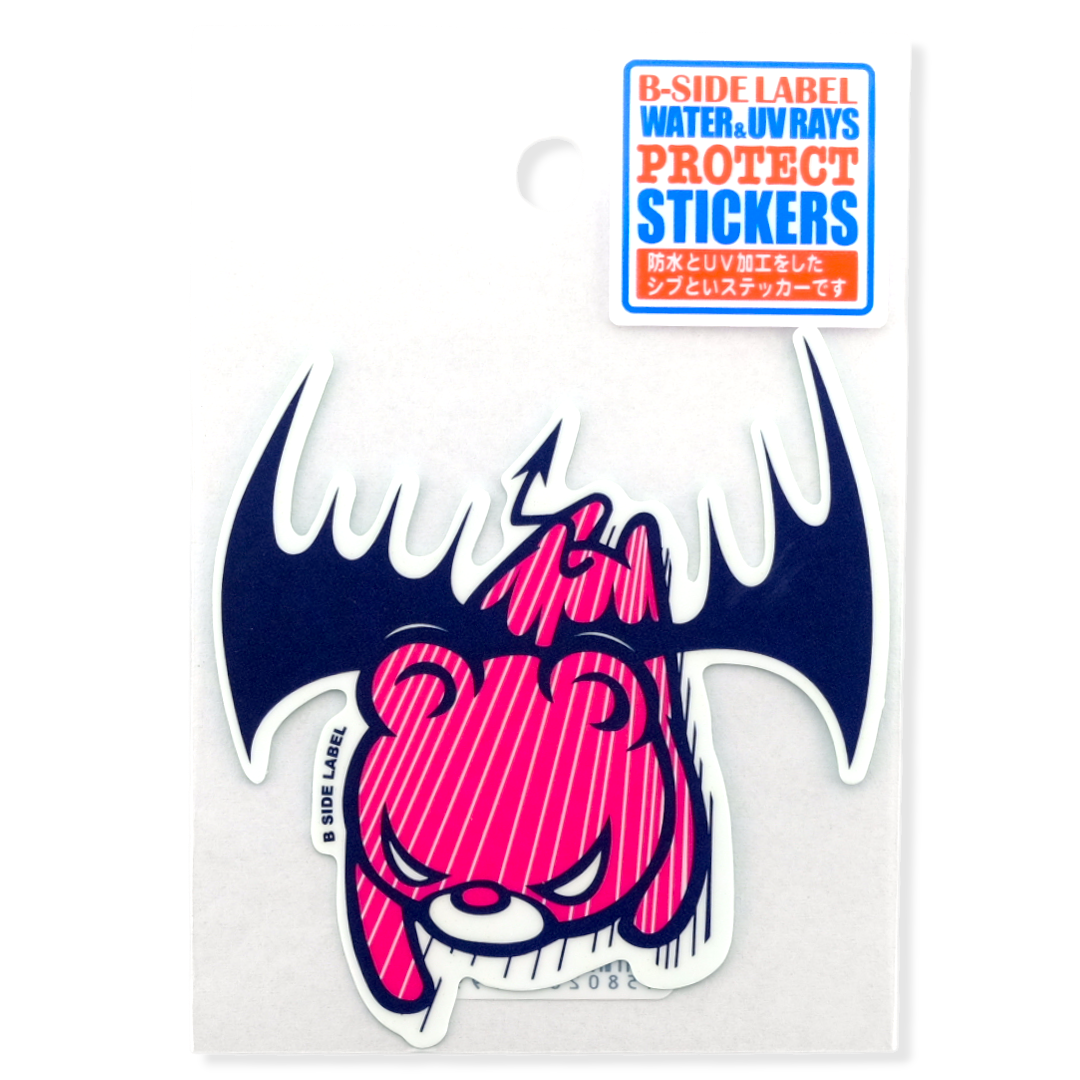 Akuma Bat Bear ✦ B-Side Label Sticker