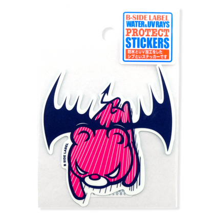 Akuma Bat Bear ✦ B-Side Label Sticker
