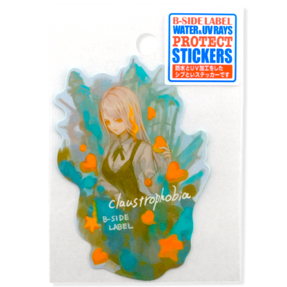 Claustrophobia Girl ✦ B-Side Label Sticker