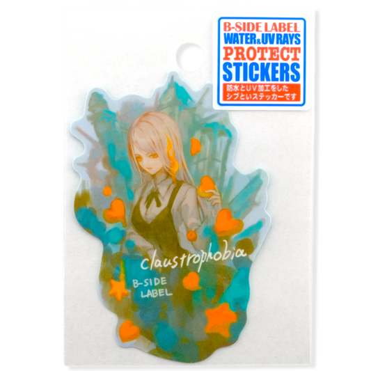 Claustrophobia Girl ✦ B-Side Label Sticker