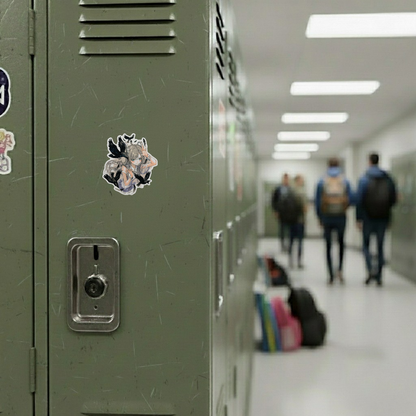 Girl with Ravens ✦ B-Side Label Sticker