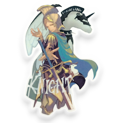 Chess Fantasy Knight ✦ B-Side Label Sticker