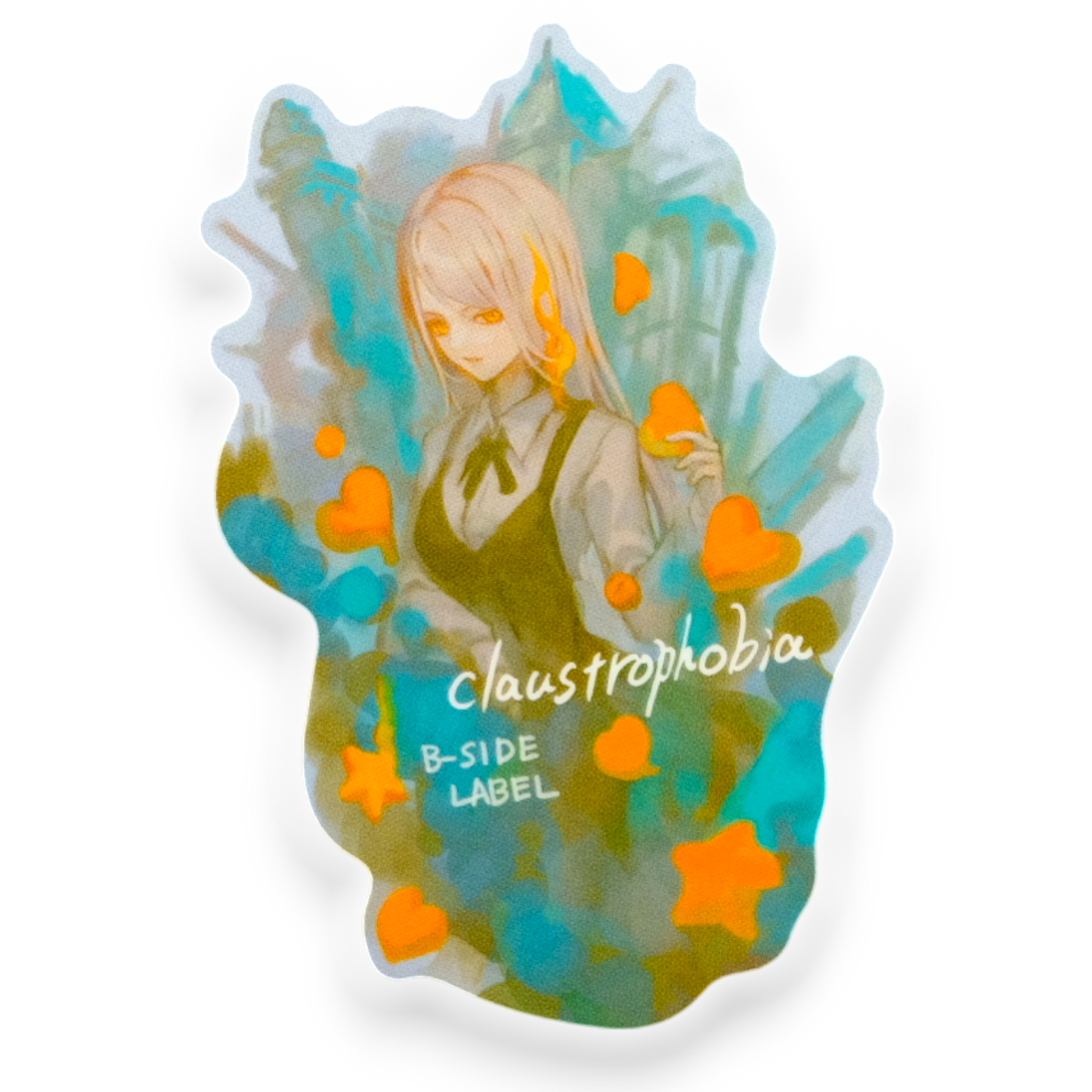 Claustrophobia Girl ✦ B-Side Label Sticker
