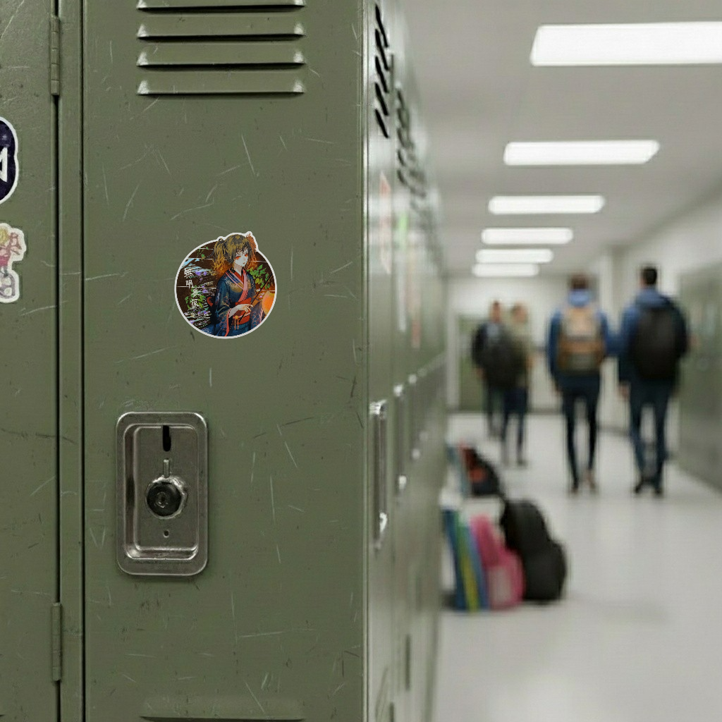 Spooky Lantern Girl ✦ B-Side Label Sticker