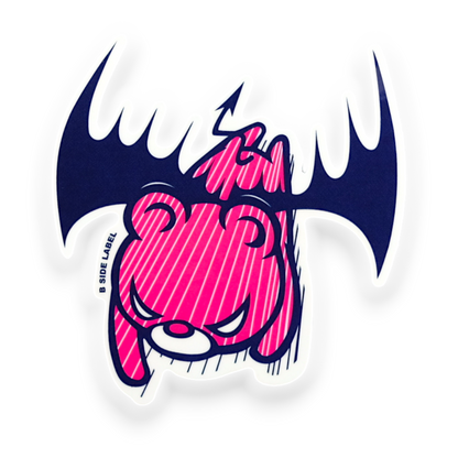 Akuma Bat Bear ✦ B-Side Label Sticker