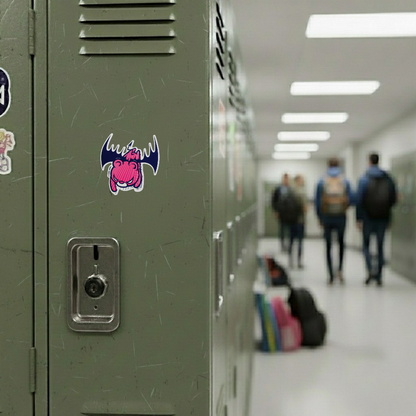 Akuma Bat Bear ✦ B-Side Label Sticker