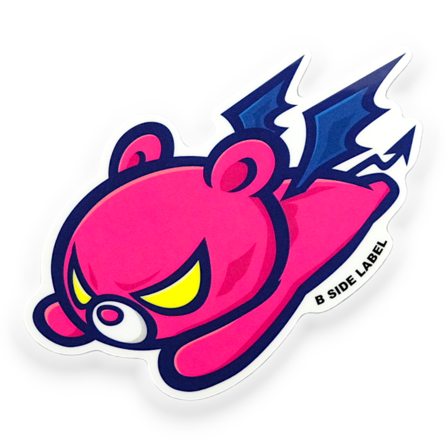 Flying Akuma Bear ✦ B-Side Label Sticker