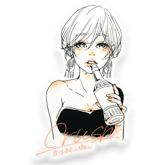 Crush Bottle Girlie ✦ B-Side Label Sticker