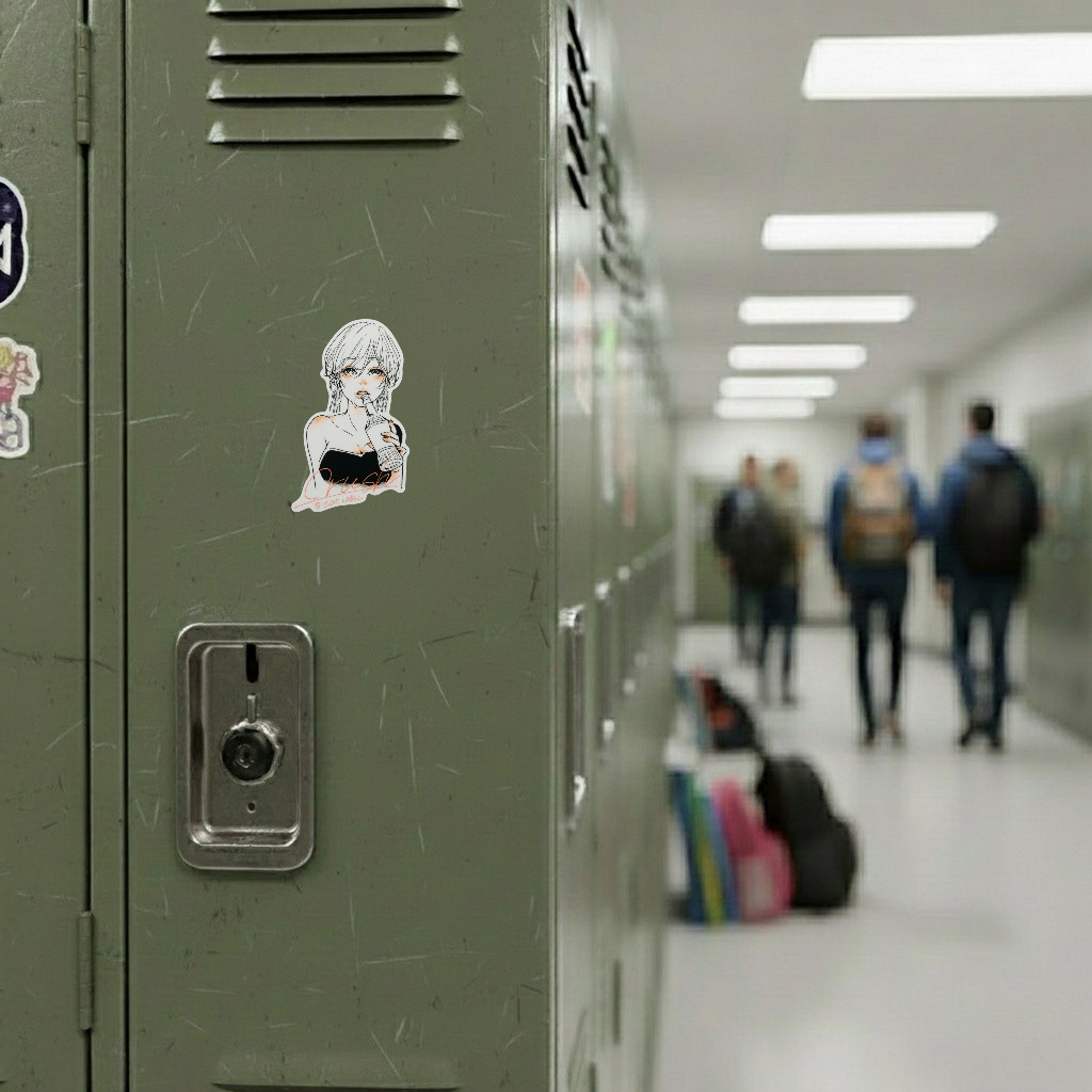 Crush Bottle Girlie ✦ B-Side Label Sticker