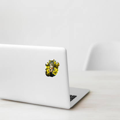 Mysterious Bat Girl ✦ B-Side Label Sticker