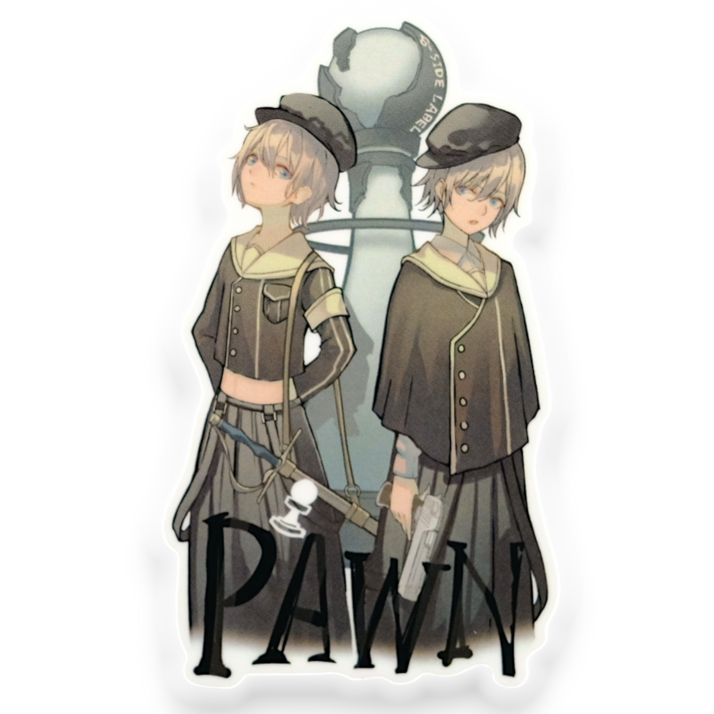 Chess Fantasy Pawn ✦ B-Side Label Sticker