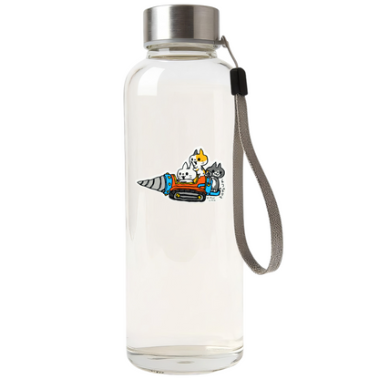 Cat Drill Machine ✦ B-Side Label Sticker