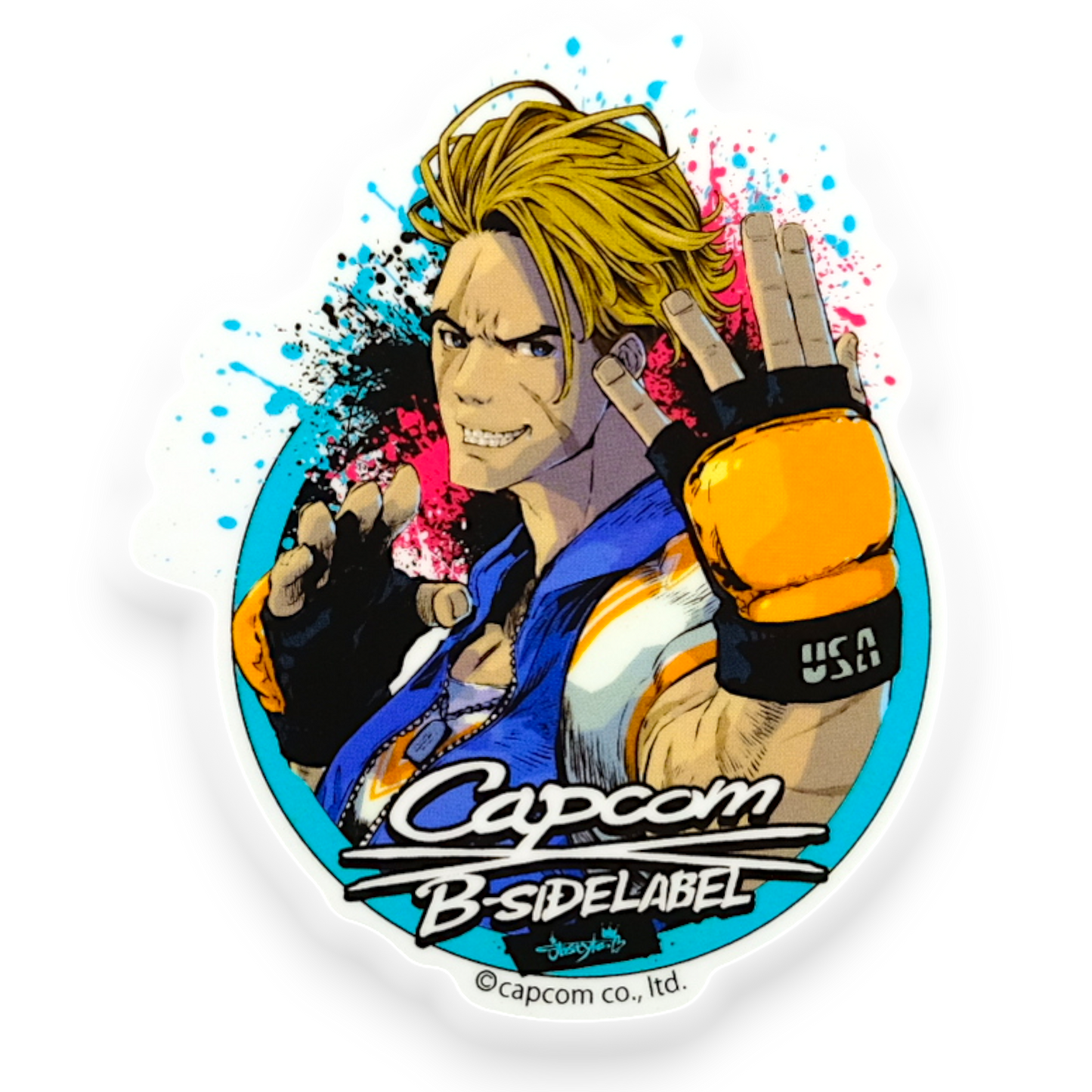 Street Fighter Luke ✦ B-Side Label Sticker