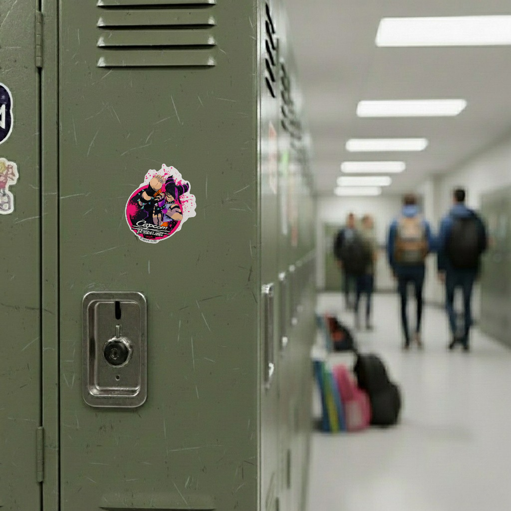 Street Fighter Juri ✦ B-Side Label Sticker