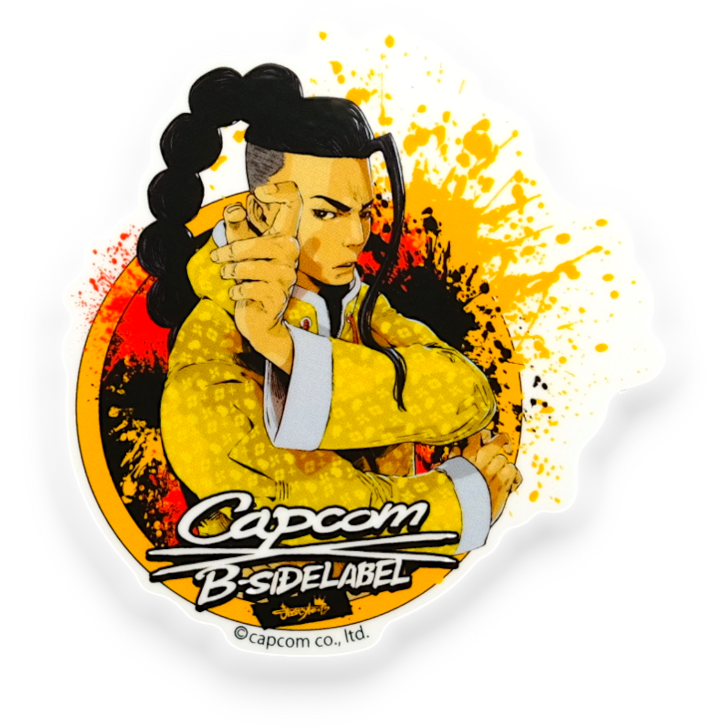 Street Fighter Jamie ✦ B-Side Label Sticker