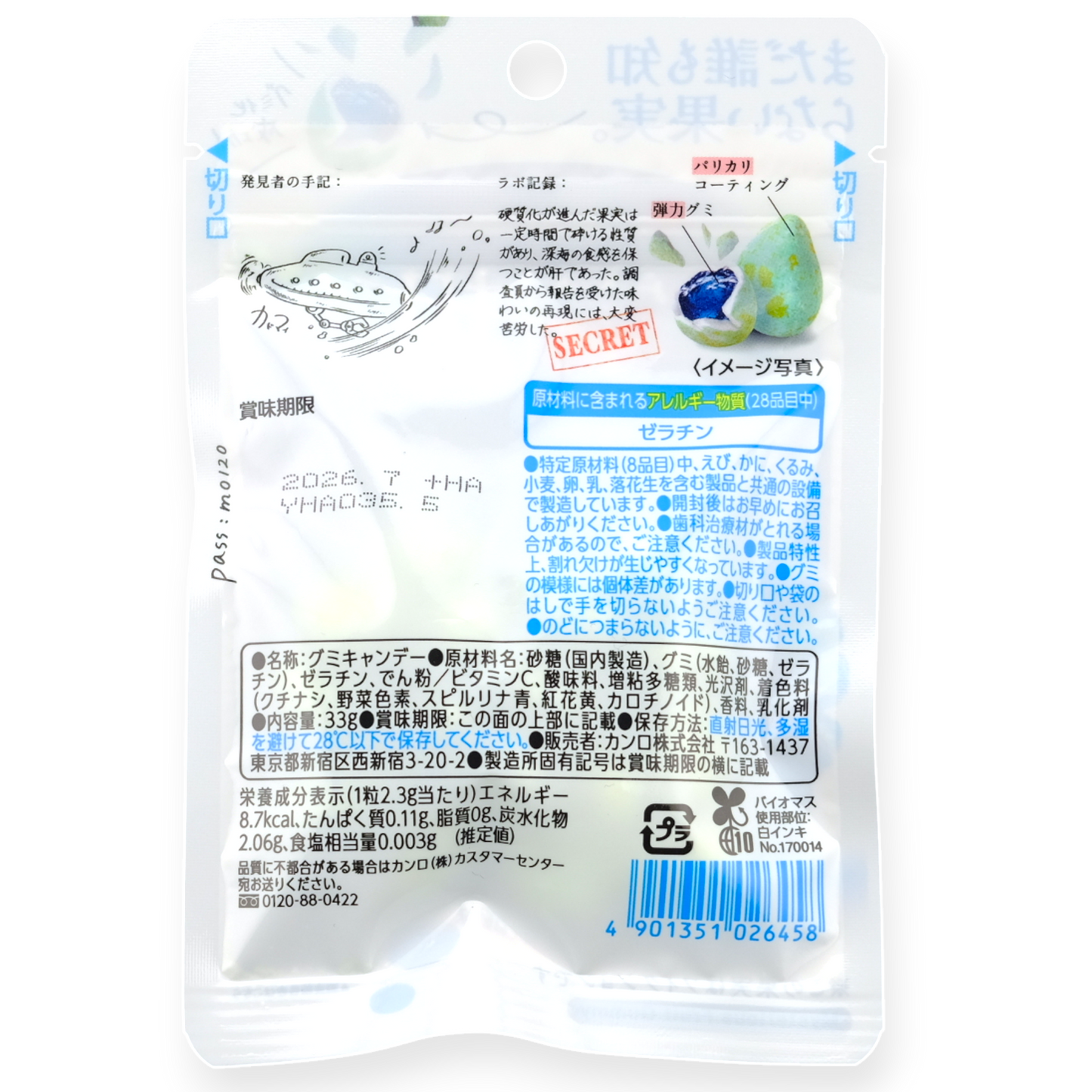 Kanro Mystery Gummy ✦ Itopis Fruit ✦ Japanese Candy