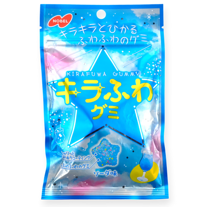 Nobel Sparkly Star-Shape Gummy ✦ Soda ✦ Japanese Candy