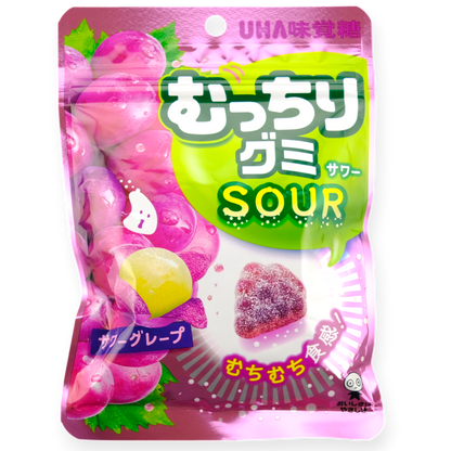 UHA Muchiri Gummy ✦ Sour Grape ✦ Japanese Candy