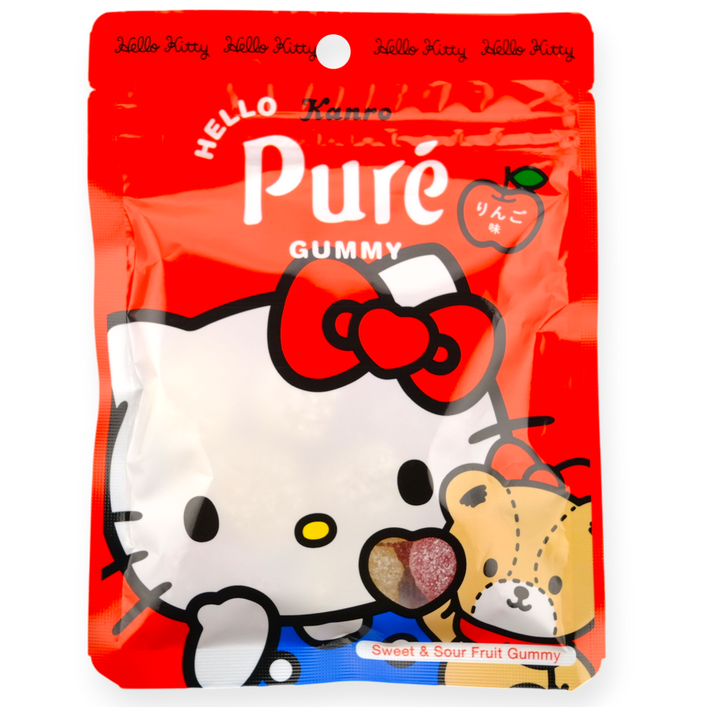 Kanro ✦ Puré Hello Kitty Gummy ✦ Apple